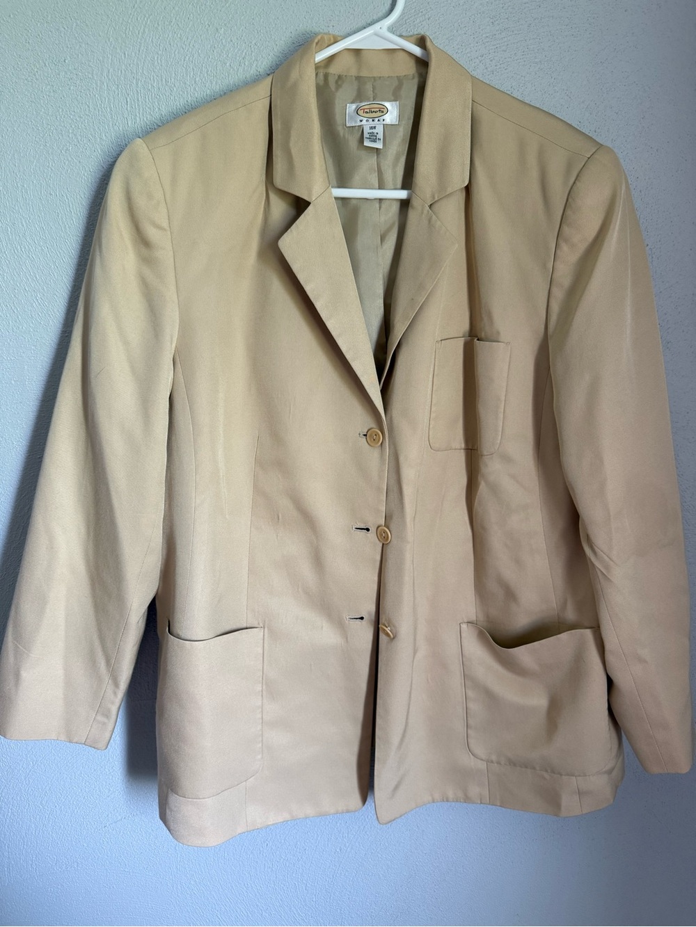 Talbots Beige Women's Tailored Blazer